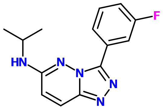 (image for) MC017260 [3-(3-Fluoro-phenyl)-[1,2,4]triazolo[4,3-b]pyridazin-6-yl]-isopropyl-amine